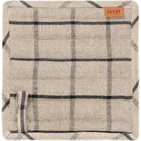 Ferm Living Pannenlap Hale Sand/Black (Set van 2)