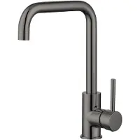 Best design Keukenmengkraan moya uitloop gebogen 31.7 cm 1-hendel gunmetal
