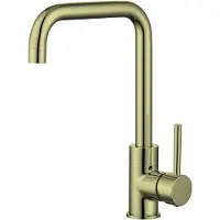 Best design Keukenmengkraan nancy uitloop gebogen 31.7 cm 1-hendel mat goud