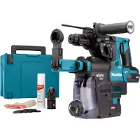 Makita accu combihamer - HR004GZ02 - SDS-Plus - 40V Max - excl. accu en lader - in doos met stofafzuigunit