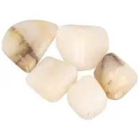 Spiru Calciet Strepen Trommelstenen (100 gram)