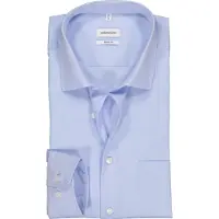 Seidensticker overhemd lichtblauw chambray Regular