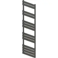 Eastbrook Addington type 10 handdoekradiator 60x175cm staal 1062W antraciet