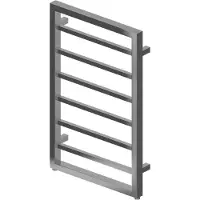 Eastbrook Ryton radiator 80 x 60cm 185 watt chroom