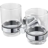 Haceka Pro2000 Dubbele glashouder chroom