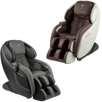Taurus Wellness Massagestoel XL wit & bruin