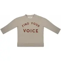 Little Indians sweater jongens katoen taupe