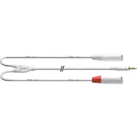 Cordial CFY3WMM-SNOW Intro verloopkabel 3.5mm TRS jack - 2x XLR 3m wit