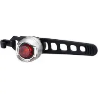 Cateye Orb Achterlicht Fiets – Fietsverlichting LED – Brandduur 50 tot 100 uur – Batterij – Drie lichtmodi -Zilver