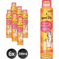 Got2b Droogshampoo Texture Voordeelverpakking 6x200ml