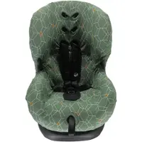 Briljant Baby autostoelhoes 1+ Deco junior katoen groen