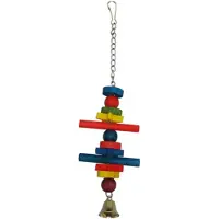 Happy pet Vogelspeeltje Shootingstar - Vogelspeelgoed - Houtnerf per stuk Hout