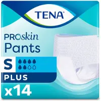 Tena 4x Tena Pants Plus Proskin Small 14 Stuks