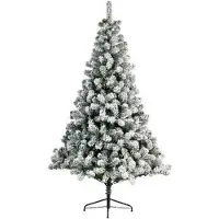 Everlands Kerstboom Liberty spruce snowy h180 cm groen/wit