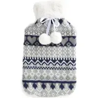COSY&TRENDY Warmwaterkruik 2l Blauw Scandinavisch