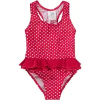 Playshoes Badpak 'PUNKTE' rood / wit