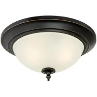 WESTINGHOUSE Plafondlamp Harwell, dimbaar, brons / oud-messing, Woon-/ Eetkamer, metaal, Antiek, plafondlamp
