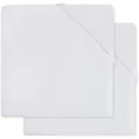 Jollein Hoeslaken Molton Wieg 40/50x80/90 Wit 2-pack