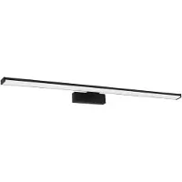 Eglo Spiegellamp PANDELLA 1 Spiegellampe, Alu, Kunststoff, IP44, Badezimmerlampe, Lampe Wandlamp, LED spiegel lamp, lamp in zwart, wit, IP44, L 78 cm (1 stuk)