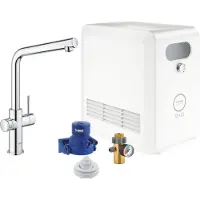 GROHE Blue Professional - Keukenkraan met koeler en filter set, chroom 31347003