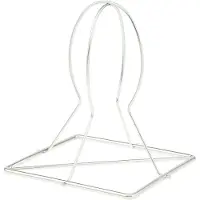 Yakiniku kippenhouder 20 x 40 cm RVS zilver