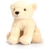 Keel Toys Kinder knuffels ijsbeer van 25 cm - Knuffeldier