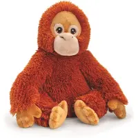 Keel Toys Pluche Orang-Otan 25cm - Duurzaam knuffeldiertje, een aap