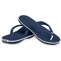 Crocs Teenslippers navy / wit