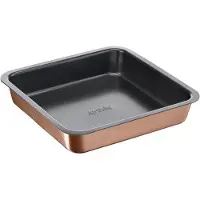 Tefal Airbake Bakvorm voor Vierkante Cake Antikleef Staal Bruin