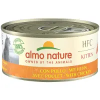 Almo Nature 24x Hfc Complete Kattenvoer Nat Kitten Kip 150 Gr