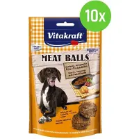 Vitakraft Meat Balls Hondensnack - hondensnack - 80 gram - 10 verpakkingen