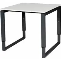 Schaffenburg Verstelbaar Bureau - Plus 80x80 grijs - zwart frame