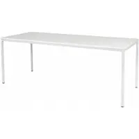 Schaffenburg Bureautafel - Domino Basic 200x80 grijs - wit frame