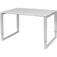 Schaffenburg Verstelbaar Bureau - Domino Plus 120x80 grijs - alu frame