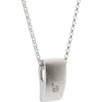 Christian Wit gouden hanger met briljant