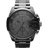 Diesel Analoog horloge 'Mega Chief' donkergrijs