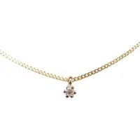 Christian 14 karaat gouden hanger met diamant