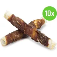 Beeztees Kauwstick Eend 15 cm 2 Stuks - hondensnack - 10 verpakkingen