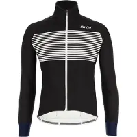 Santini Colore Jacket Zwart 2XL Man