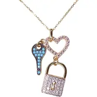 Christian Wit gouden stervormige diamanten hanger