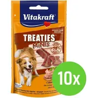 Vitakraft Treaties Minis Leverworst - hondensnack - 48 gram - 10 verpakkingen