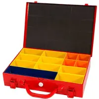 4Tecx Sysbox 335X230X70mm Rood 13-Vaks