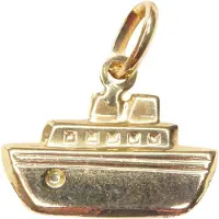 Christian Gouden boot hanger