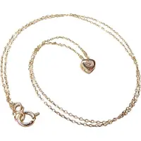 Christian 14 karaat ketting hart