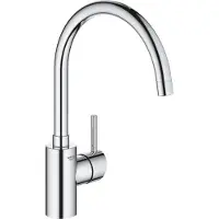 GROHE Concetto 1-gats keukenkraan met hoge draaibare uitloop chroom