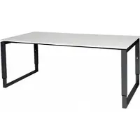 Schaffenburg Verstelbaar Bureau - Plus 180x90 grijs - zwart frame