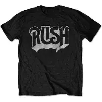 Rush T-Shirt Logo Homme Noir - Taille S