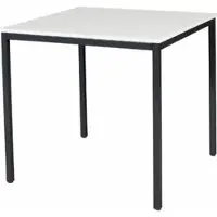 Schaffenburg Bureautafel - Domino Basic 80x80 grijs - zwart frame