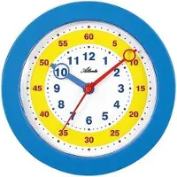 Atlanta Wandklok voor kinderen blauw