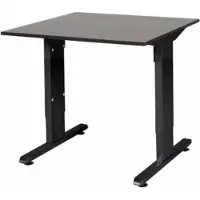 Schaffenburg Verstelbaar Bureau - 80x80 logan - zwart frame